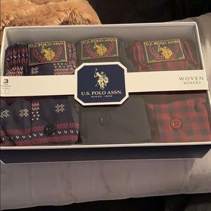 Men’s 3pack U.S Polo woven boxes